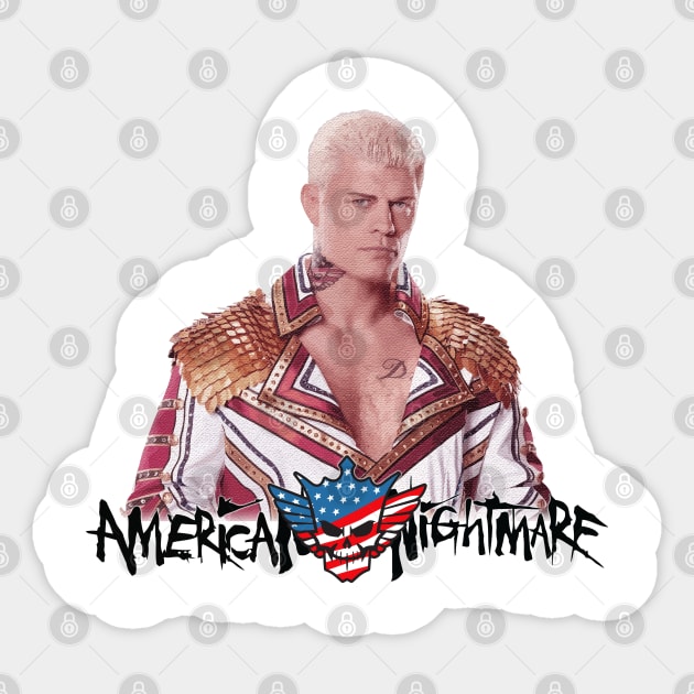 cody rhodes - american nightmare Sticker by HocheolRyu